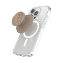 PopSockets Japan - ポップソケッツ ジャパン PopGrip AMATERAS 胡桃 (ラテ) MagSafe ラウンド ポップグリップ Latte MagSafe対応
