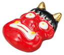 美濃焼 箸置き 業務用 日本製 5.2×3.6×1.5cm 赤鬼箸置 38012234