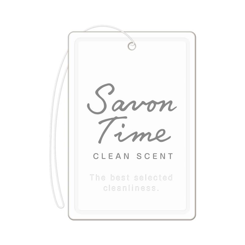 CARALL(カーオール) 晴香堂 車用 芳香剤 サボンタイム プレート 3個パック ホワイティシャワー 9gx3個 3545