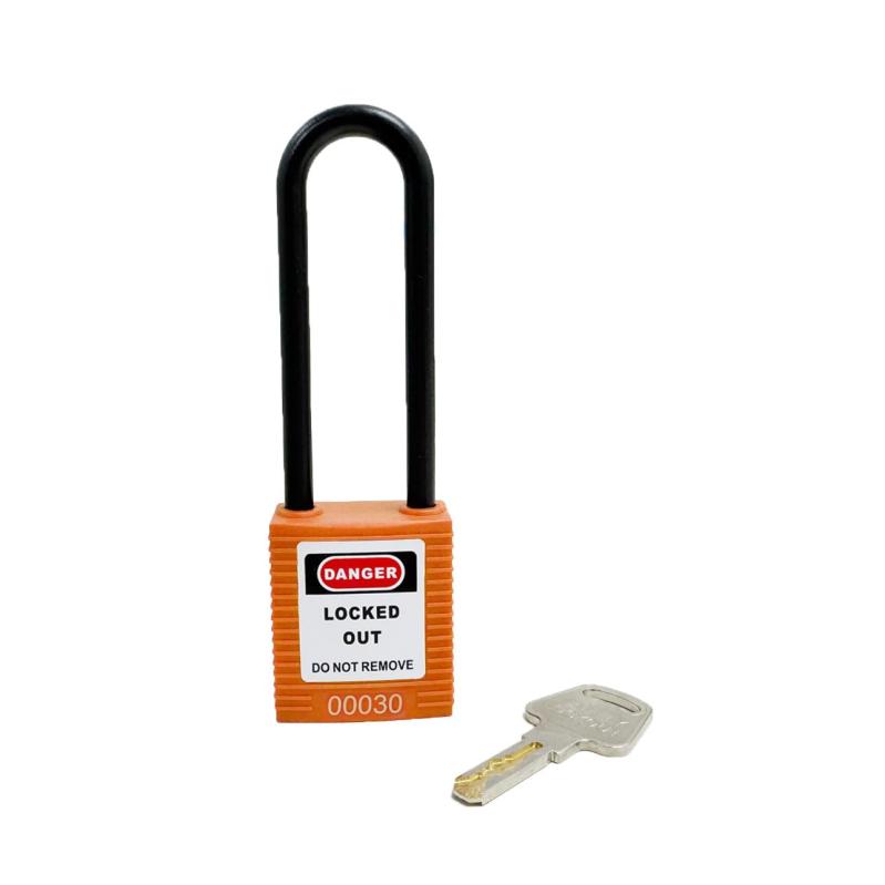 セーフラン(SAFERUN) ロックアウト用弦長絶縁パドロック