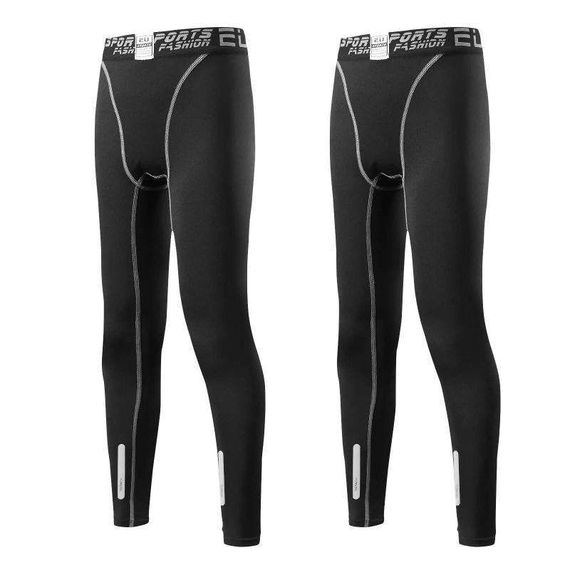 [THREEGUN] キッズ コンプレッションタイツ スポーツ タイツ トレーニングウェア ジュニア 着圧レギンス 速乾 スパッツ 子供 冷感 UVカット 男女兼用