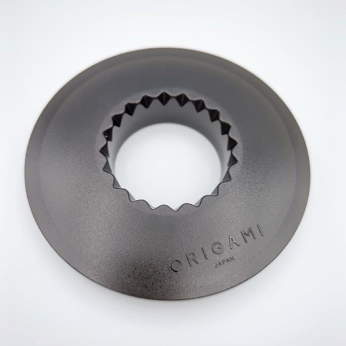 ORIGAMI 樹脂ホルダー ブラック(BK) オリガミ ドリッパー（S・M兼用） 日本製 Dripper Holder ［AS res..