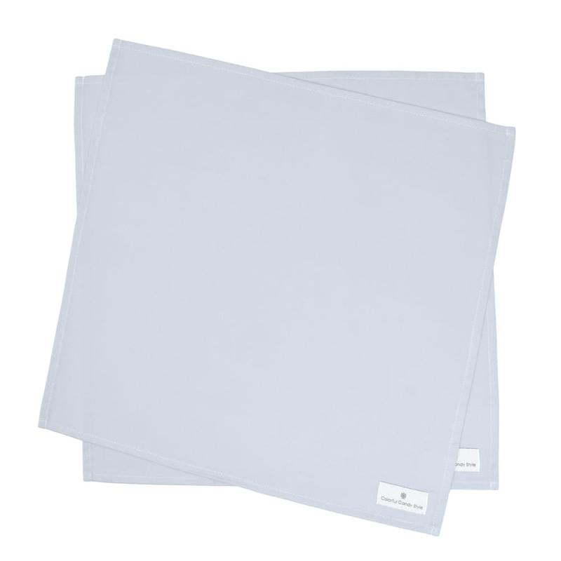 COLORFUL CANDY STYLE ランチクロス・給食ナフキン(45cm×45cm) 2枚セット 給食 ナフキン お弁当 正方形 女の子 くすみ くすみカラー シンプル ペールカラー 花柄