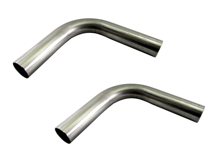 BRIGHTZ 48Φ 90度 ステンレス 曲げパイプ 1.2mm厚 2PC 【 CUR－PIPE－018－2PC 】 48パイ 48φ 90°