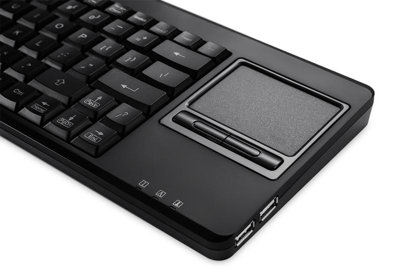 Perixx ペリックス PERIBOARD-515HPLUS キーボード タッチパッド搭載 有線 USBハブ...