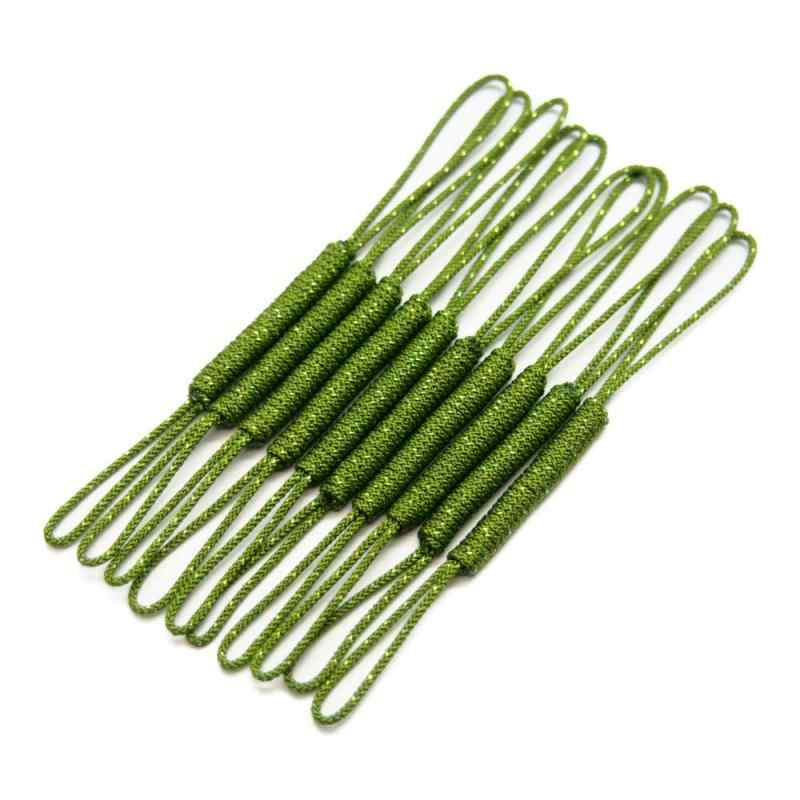 【京都西陣】横巻根付紐（ポリエステル） 10本セット ストラップ用 ねつけ紐 お守り