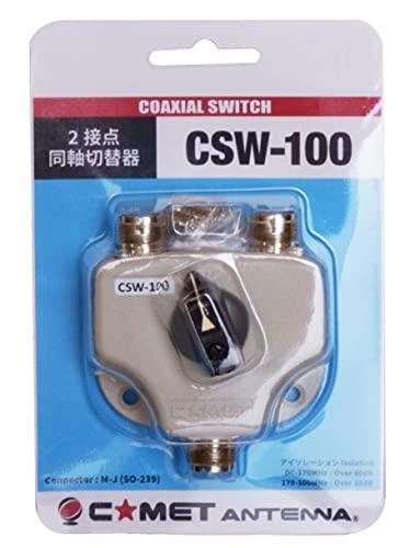 CSW-100 コメット 2接点同軸切替器 M-J型コネクター CSW-100 コメット 2接点同軸切替器 M-J型コネクター