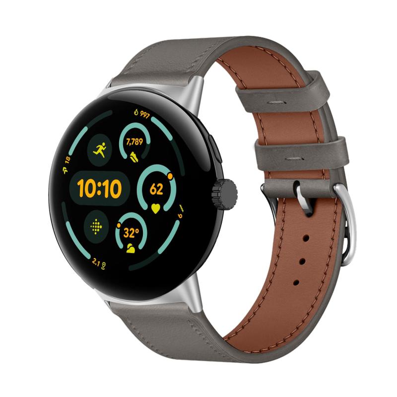 [KeeFos] バンド Google Pixel Watch 4 41mm 2025/Google Pixel Watch 3 41mm/2/1 対応 交換バンド レザー ストラップ 柔らかい 替えベルト 男女兼用 交換ベルト グーグル ピクセルウォッチ4 41 mm/3 41 mm/2/1 用