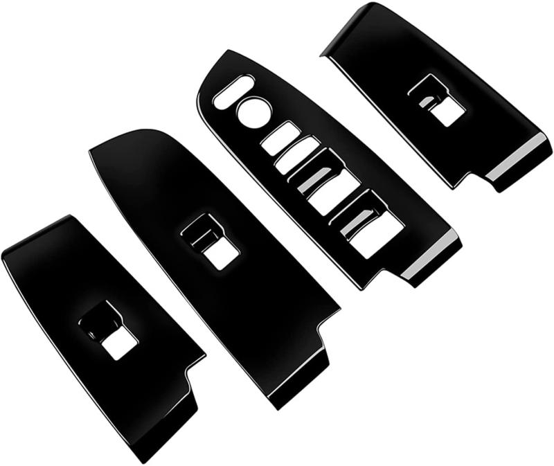 MEKOMEKO ホンダ 新型ヴェゼル パワーウィンドウ スイッチ カバー ドア ウィンドウ ボタン ドアスイッチパネル インテリアパネル 内装 パーツ アクセサリー ABS樹脂製 4PCS 新型ヴェゼル VEZEL RV