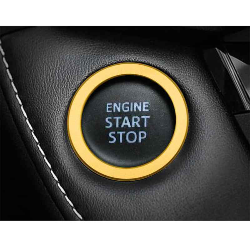 TADOKAPATU トヨタ 新型 ヴォクシー ノア 90系 専用 エンジンスタート スターターリング アルミカバー アクセサリー インテリアパネル 内装カスタムパーツ アルミ合金 1P VOXY NOAH 2022年1月〜