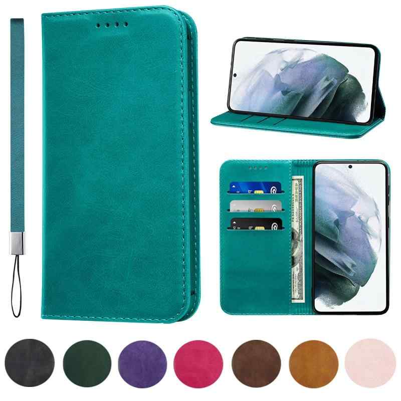 Galaxy ケース 手帳型 高質PUレザー サムスン ンギャラクシー 5G ケース Galaxy カバー 耐衝撃 内蔵マグネット開閉式 ベルトなし スマホケース おしゃれ カードポケット スタンド機能 便利 スプ