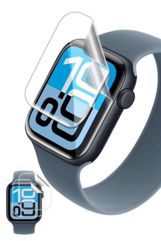 シズカウィル AppleWatch 用 SE3 / SE2 /SE / 6 / 5 / 4 40mm 保護フィルム フィルム TPUフィルム 液晶保護フィルム 2枚入り【TPUフィルム】ソフトなTPU素材を使用した非常に柔らかく、弾力性に優...