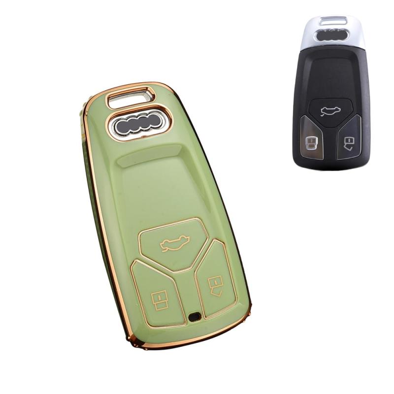 SANRILY アウディ専用 キーカバー スマート キーケース キーホルダー AUDI A3 A4 S4 A5 S5 A6 A7 S8 Q5..