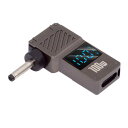 Cablecc USB-C タイプC スマート LED ディスプレイ入力から 100W 出力 DC ジャック電源 20V 5A PD 充電 65W アダプター (ノートパソコン用)
