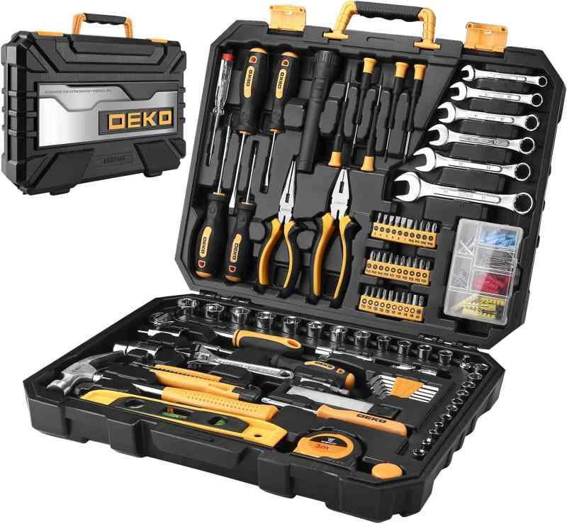 DEKO ホームツールセット 工具セット 家庭用 日曜大工 DIYセット