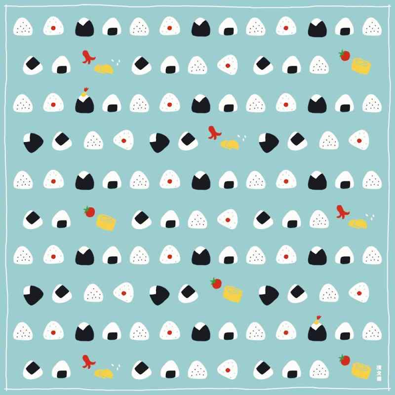 乐天商城 - 濱文様 小布（風呂敷 50cm） おむすびならべ