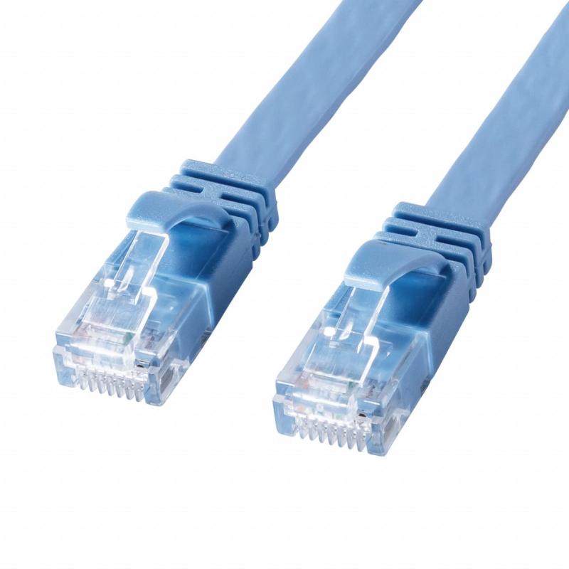 サンワサプライ カテゴリ6AフラットLANケーブル