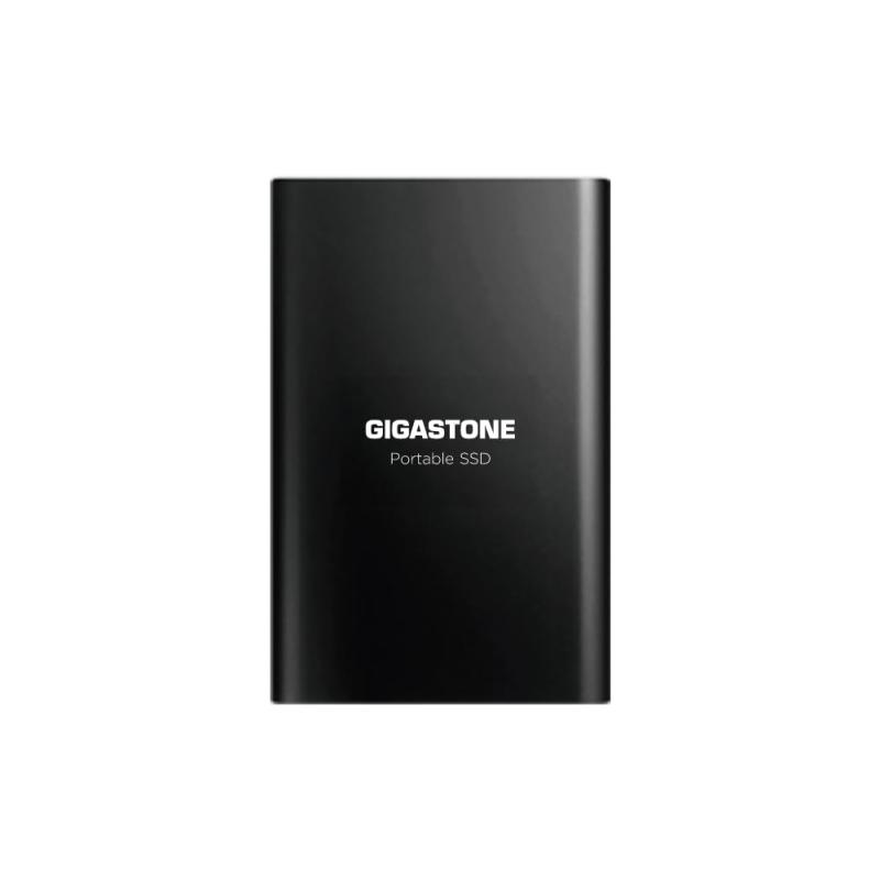【PS4,PS5動作確認済】Gigastone 外付けSSD 1TB PS4/Win/Mac対応 3D NAND搭載 USB 3.1 ポータブルSSD 転送速度最大550MB/s Type A/Type C ケーブル付き 3年