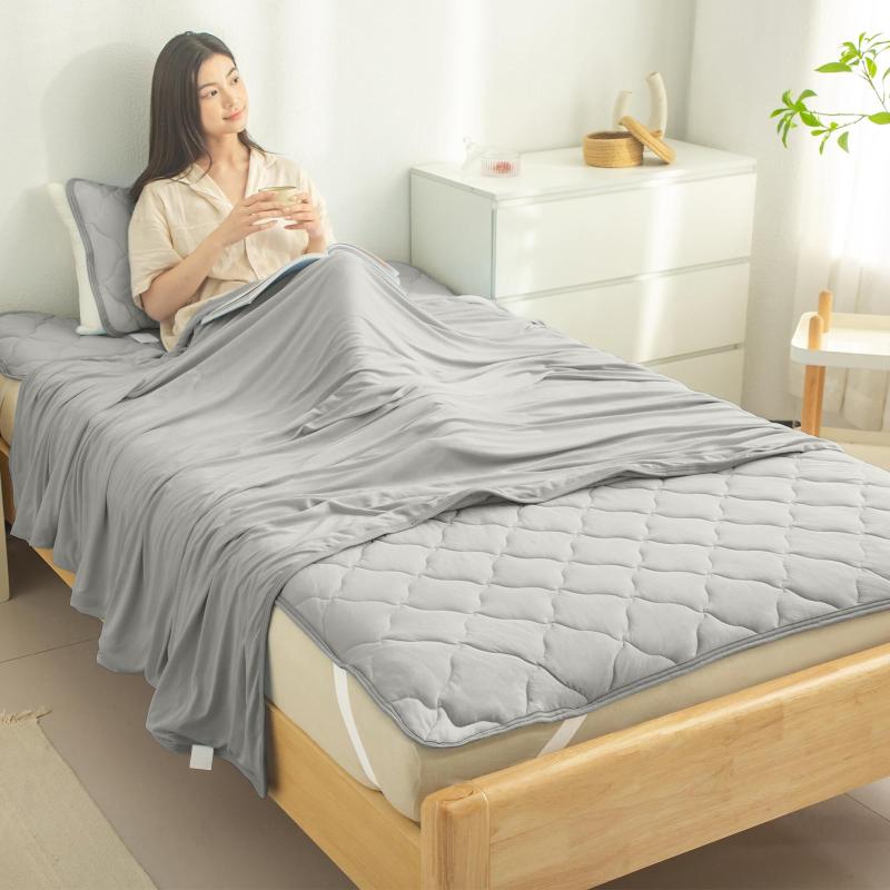 BLACK BADGER 布団セット シングル 【Q-max0.5】 夏用 掛け布団 タオルケット 敷きパッド キルトケット..