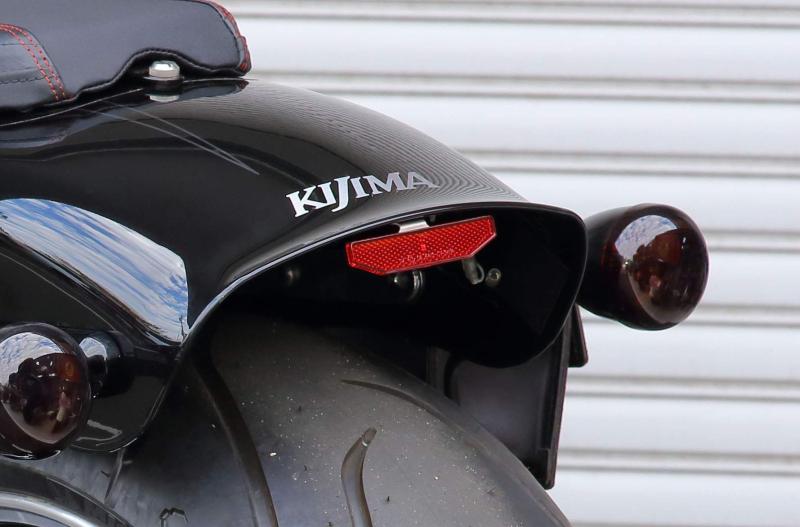 キジマ(Kijima) バイクパーツ リフレクター スリム3 貼付け式ステータイプ(ブラック) 汎用 305-2152