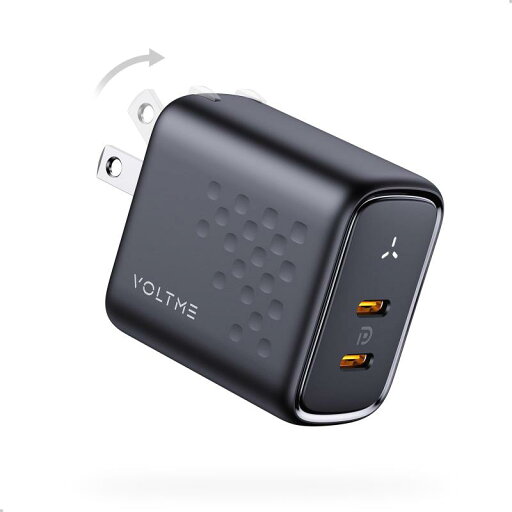 VOLTME 45W 充電器 USB-C 2ポート急速充電器 Revo 45 Duo CC VOLTME 45W 充電器 USB-C 2ポート急速充電器 Revo 45 Duo CC