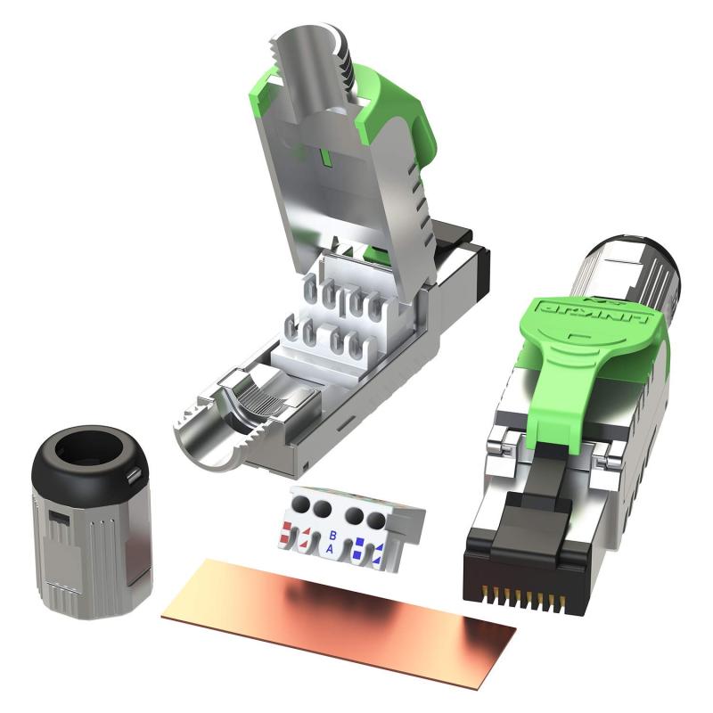 Cat6A STP Tool-free Modular Connector