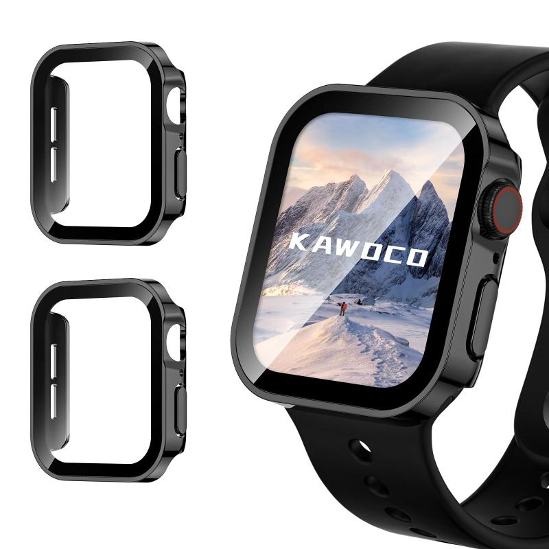 【2枚セット】Kawoco アップルウォッチ 防水 カバー 保護 iWatch 45mm 44mm 41mm 40mm Series9 Series8 Series 7 SeriesSE SeriesSE2 Series6 Series5 Series4 maisonclover-10267489 メゾンクローバー サンプル画像3