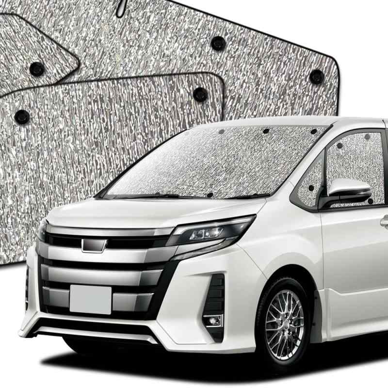 趣味職人 サンシェード シームレスサンシェード ノア ヴォクシー 80系 NOAH VOXY 車用 カーテン 車中泊 カーフィルム フルセット 日本製 対応 『03s-a015-sa』