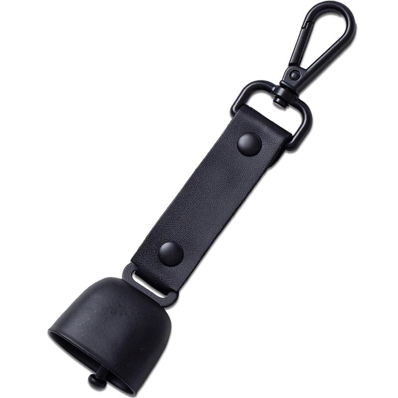 熊よけ鈴 熊鈴 消音機能付 Black Edition