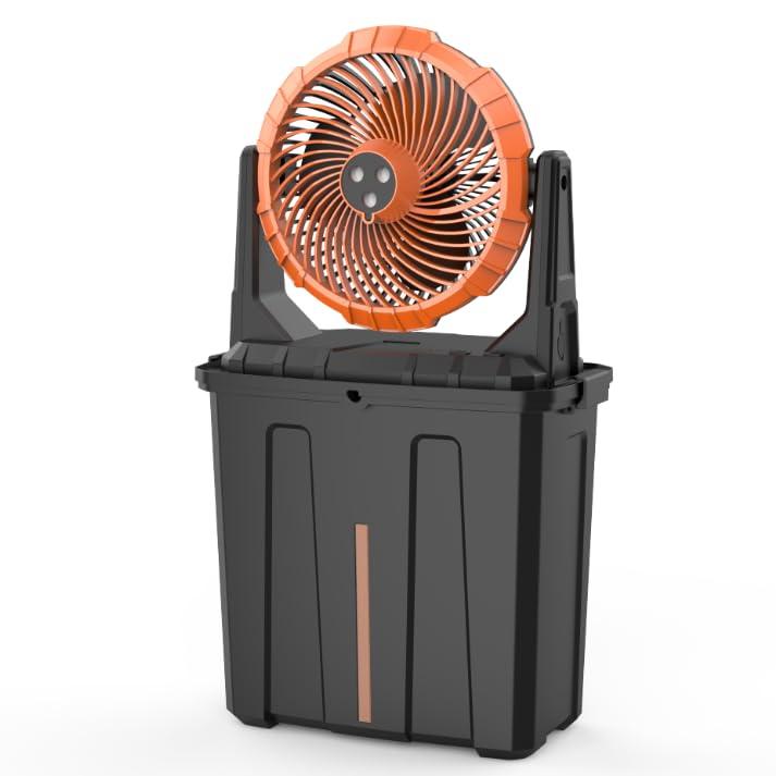 P30 キャンプ 扇風機 ミストファン 風量3段階調節 20000mAh 大容量バッテリー ミスト 瞬间冷却 9L水タンク 吊り下げ 卓上扇風機 角度調整可能 静音 強力送風コードレス USB充電式 ポータブル 加