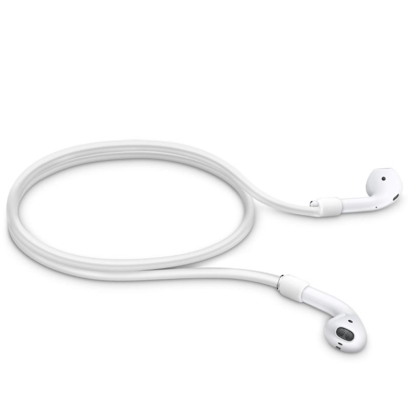 kwmobile バンドホルダー Apple Airpods 1 / 2 / Pro / 3対応 イヤホン ストラップ 滑り落ちにくく 対応