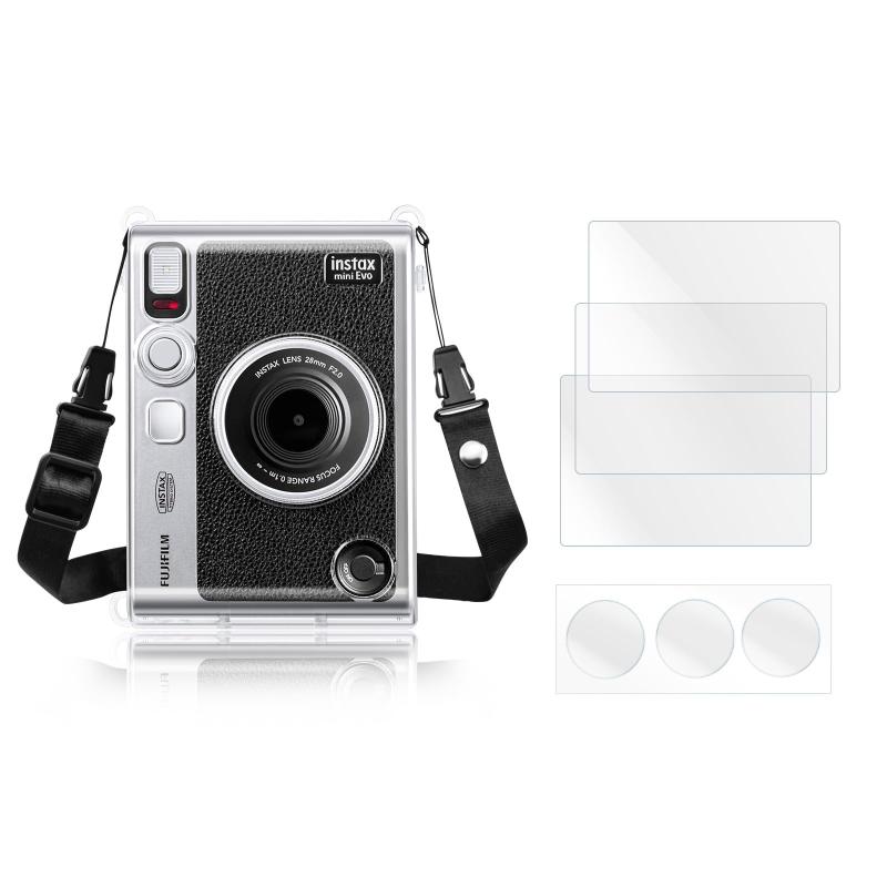 乐天商城 - Rieibi instax mini evo 360°フル保護アクセサリー、一気に購入できの実用的なセット