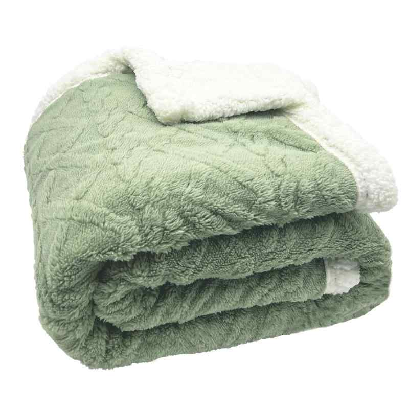 MOKOYA ふわもこ 毛布・ブランケット 暖かい おしゃれ ポンポン付き 通年使用