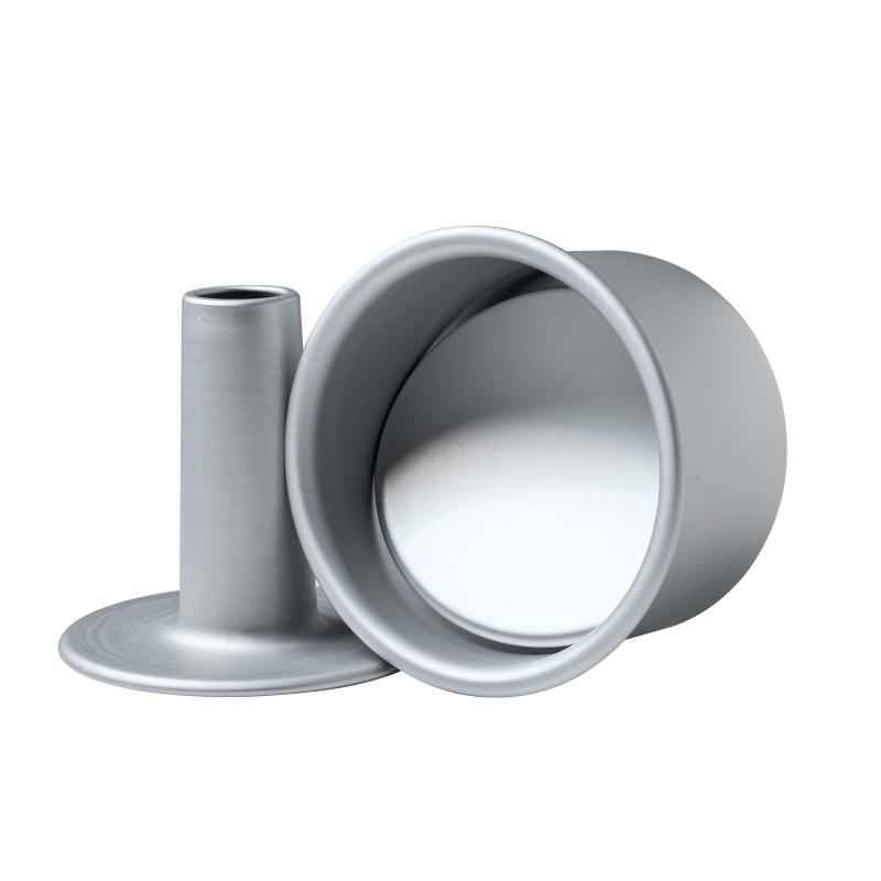 シフォンケーキ型 & デコ型 アルミ シフォン型 しふぉんけーき 型 底取 つなぎ目のない焼型 ホールケーキ スポンジ型 業務用