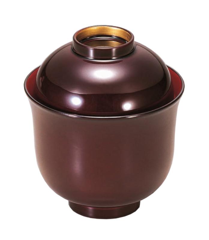 Rakuten - 若泉漆器 食洗器対応お椀 姫小吸椀 溜つば金内朱 1-152-2 越前漆器