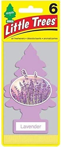 リトルツリー エアフレッシュナー お得な6枚組 ラベンダー（ Little Trees Air Fresheners 6pac Lavender) 芳香剤 車 部屋 吊り下げ エアーフレッシュナー カーフレッシュナー USA [並行輸入品]