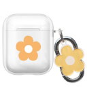 Airpods pro 第三 ケース TPU フラワー 花 デザイン クリア 透明 韓国 エアーポッズ プロ カバー レディース お揃い イヤホンケース カラビ...