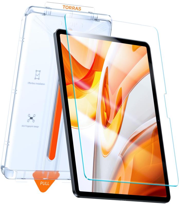 【2024版・ラク貼りガイド】TORRAS iPad Pro Air (M4) 2024専用 11インチ 13インチ ガラスフィルム 耐衝撃 指紋防止 撥水 撥油 ペンシル対応 全面保護 Face ID対応 HD級画質 自動除塵 気泡ゼロ さらさら