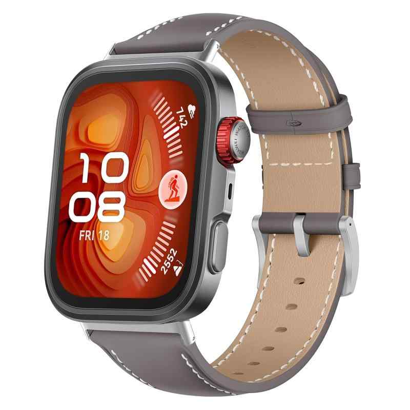 [LanQii] �쥶���Х�� �Ѥ� HuaWei Watch Fit 4 PRO / 4 / 3 �б� �Х�� PU�쥶���Ǻ� �٥�� ���ե� ������ �ӥ���...