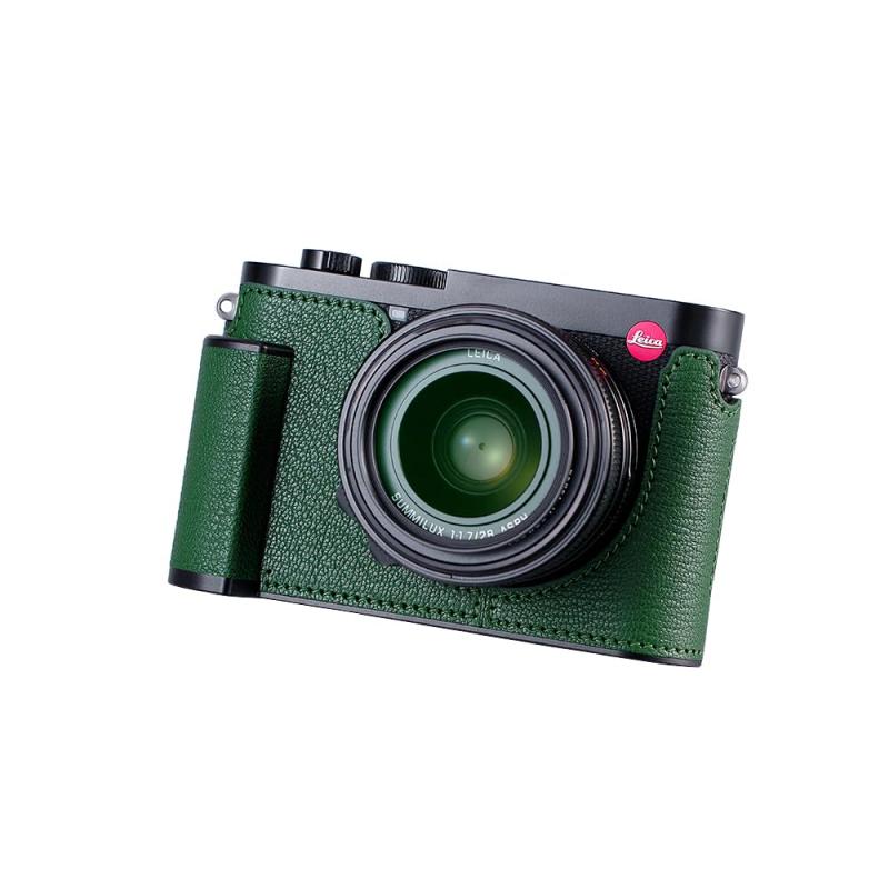 樂天商城 - Leica Q3用カメラハーフケース、SIUTATDSHヴィンテージメタル本革カメラ保護ケース スタイリッシュ ポータブル 耐衝撃