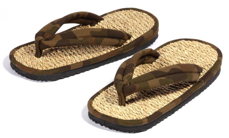 [ネンリンラボ] 〔七島イ問屋青木本店〕 カジュアル縄雪駄 草履 男性用