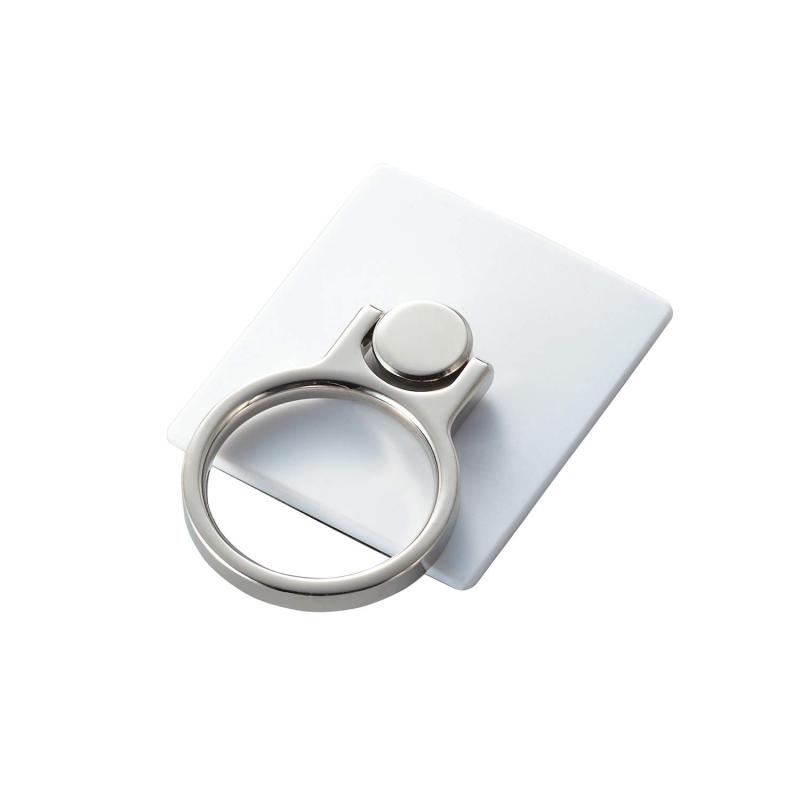 エレコム スマホ リング ホールドリング スタンド機能 落下防止 ホワイト P-STRWH