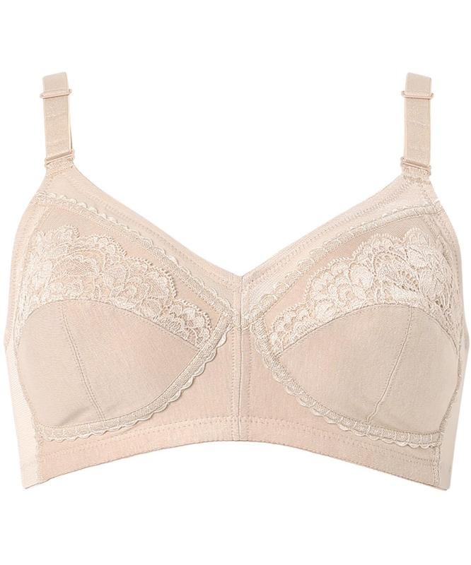 [ウイング/ワコール] ノンワイヤーブラ ラクなつけごこち バストをやさしくホールド フルカップブラ ブラジャー NB6000 レディース