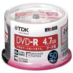 乐天商城 - TDK データ用DVD-R 50枚 4.7GB [DR47PWC50PMY_H]