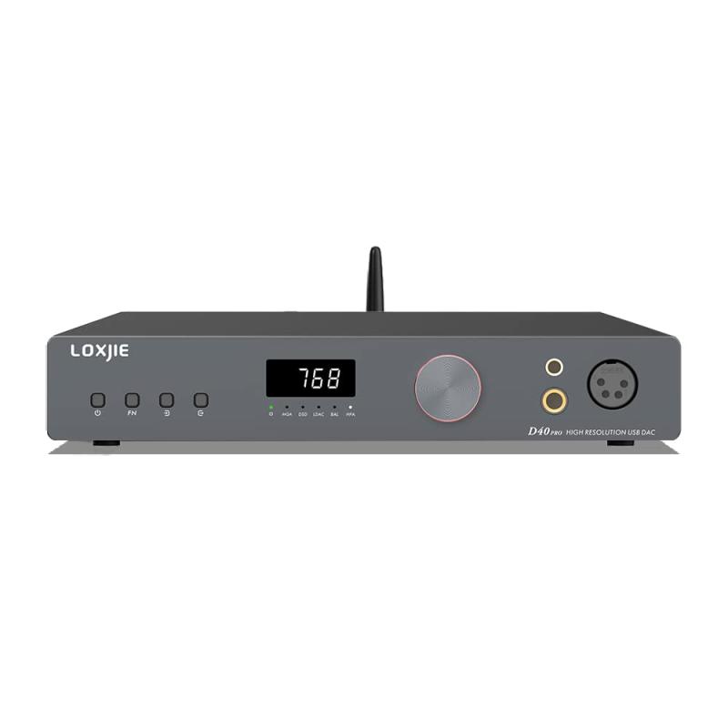 LOXJIE D40 PRO DAコンバーター & ヘッドホンアンプ 一体型 フラッグシップDAC「ES9039MSPRO」搭載/Bluetooth 5.0対応/MQA・ハイレゾ・DSD音源全対応/バランス・アンバランス・高性能ヘッドホンアンプ