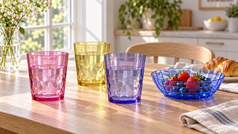 SCANDINOVIA【日本製】400ml 割れないコップ - 6個セット - 割れないグラス プラスチック グラス - ハイグレード プラコップ BPA フリー 食洗機 食器洗い乾燥機 対応 割れない おしゃれ 洗面所 maisonclover-10280073 メゾンクローバー サンプル画像2