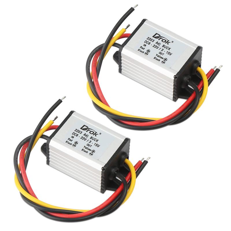 樂天商城 - 防水DCバックコンバータ電圧レギュレータ8-22V～3-15V 5V 12V 3A可変出力電源 変圧器…