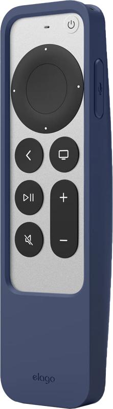 【elago】 Apple TV 4K 2021 対応 リモコンカバー シリコン 製 ストラップ ストラップホール 付き リモコン カバー 落下防止 衝撃 軽減 リモコンケース 傷防止 リモコン保護カバー [ AppleTV4K 第2世代