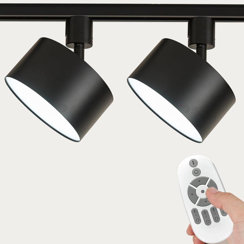 ミニシーリングライト ダクトレール用 調光 調色 LED一体型 天井照明 ライティングレール用