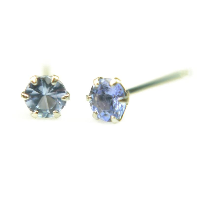 PT900プラチナ天然タンザナイトピアス 【1ペア 両耳販売】 タンザナイト ピアス プラチナ ピアス プラチナピアス Pt900 PT900 yokomountain